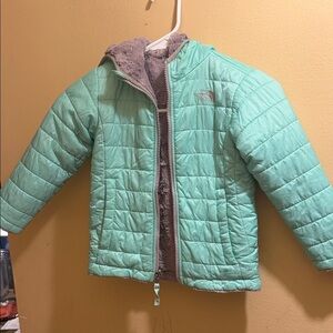 The North Face Kids Light Green Puffer Jacket